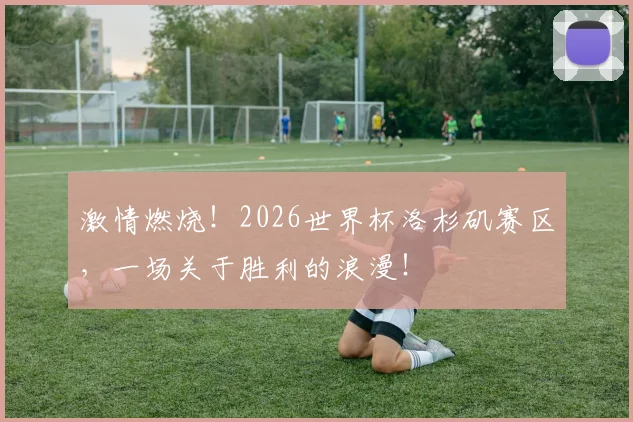 激情燃烧！2026世界杯洛杉矶赛区，一场关于胜利的浪漫！